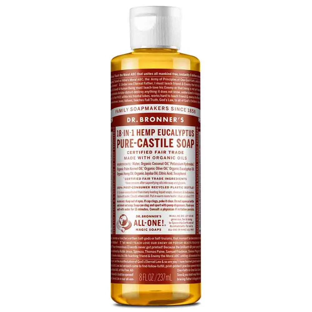 18-In-1 Pure-Castile Soap - Eucalyptus