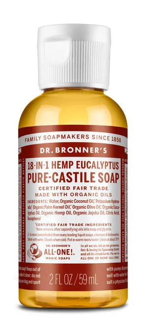 18-In-1 Pure-Castile Soap - Eucalyptus