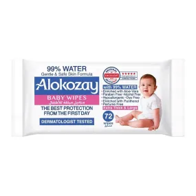 Alokozay Baby Wet Wipes 99% Pure Water - 72pcsx6 (1 carton)