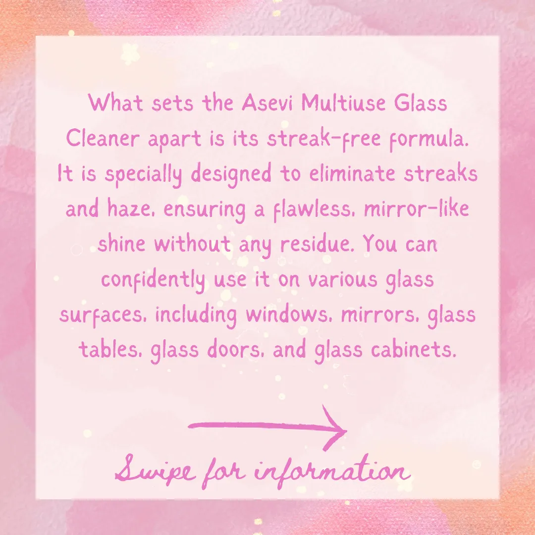 Asevi Multiuse Glass & Mirror Cleaner