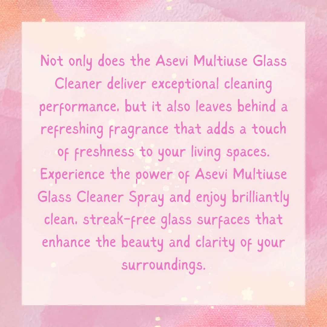 Asevi Multiuse Glass & Mirror Cleaner