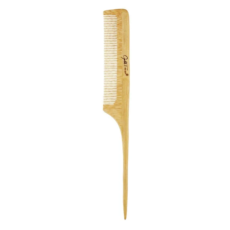 Bamboo Hair Brush and Comb Set | Wooden Hair Brushes and Combs - 6 Pieces | Bamboo Brushes with Bamboo Bristles