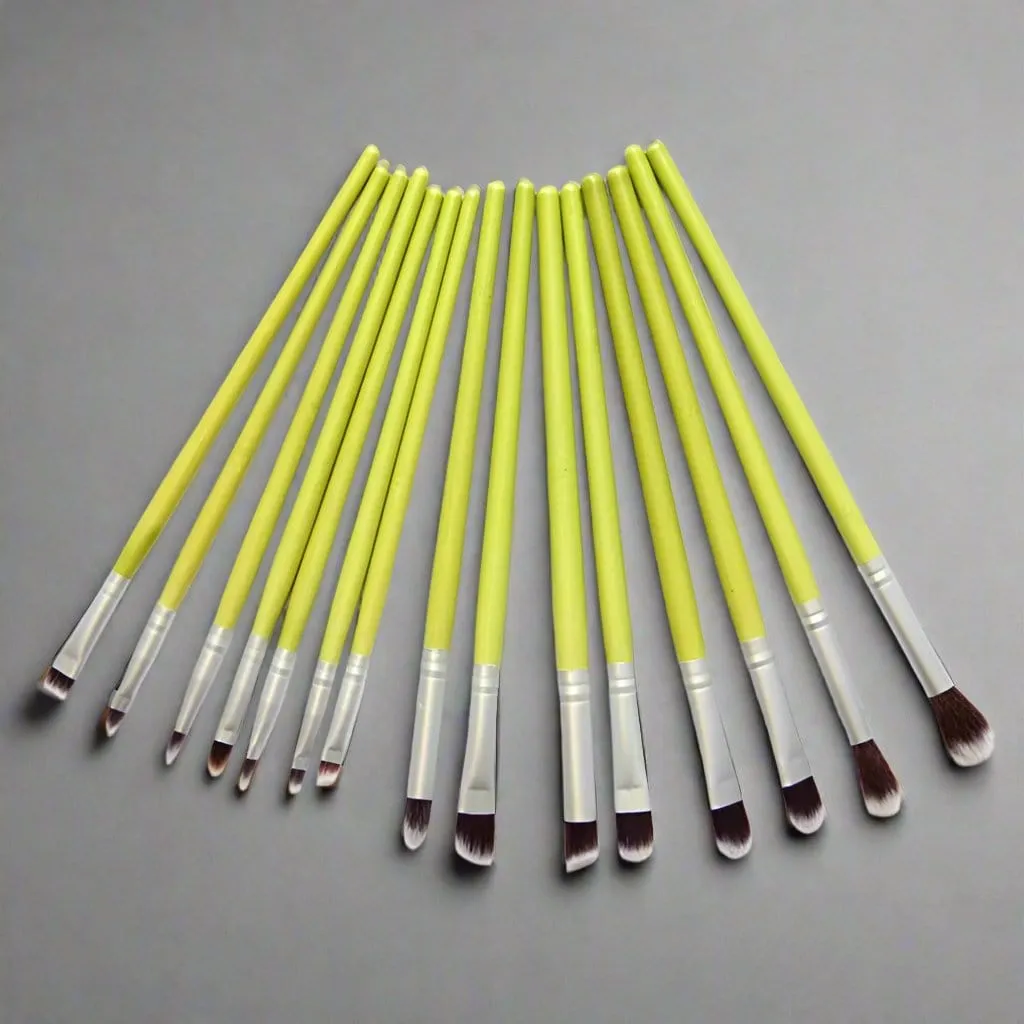 Bamboo Makeup Brush Set - 23 Pieces