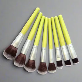 Bamboo Makeup Brush Set - 23 Pieces