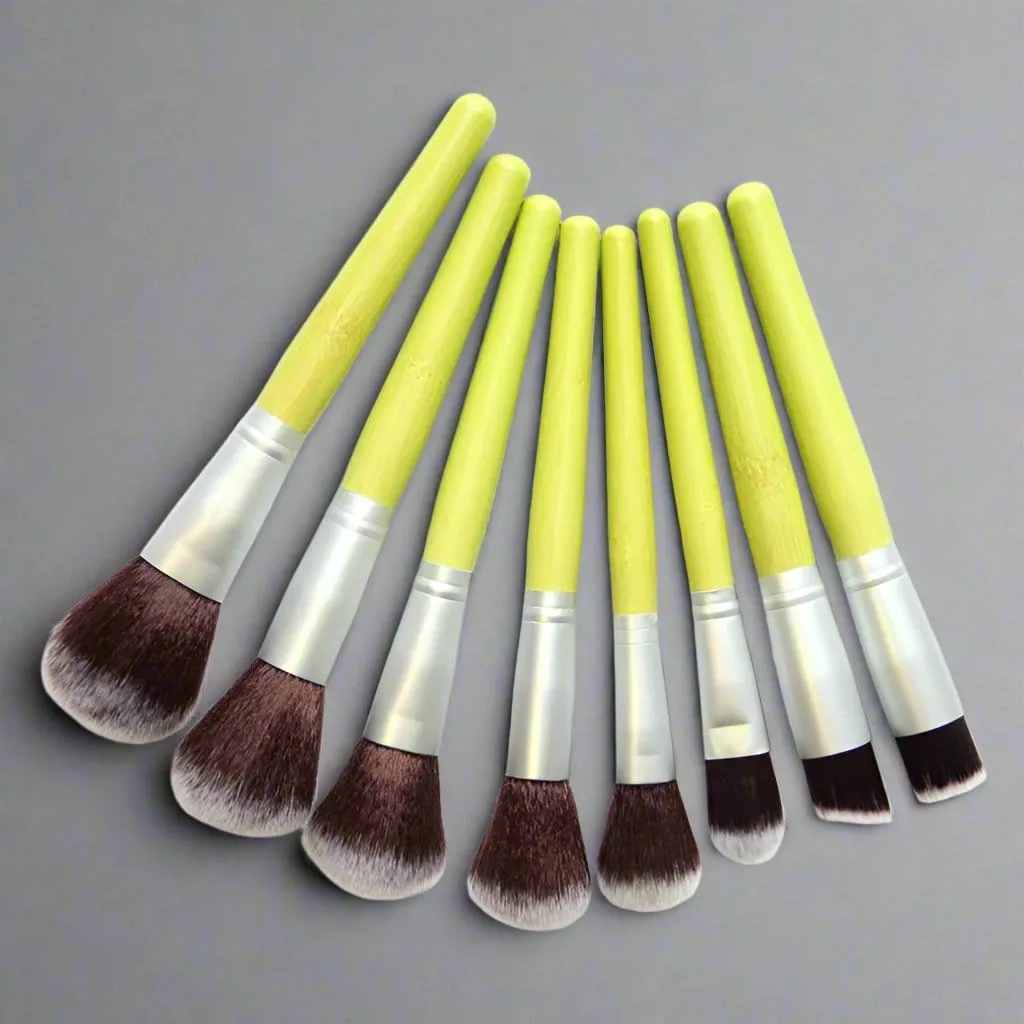 Bamboo Makeup Brush Set - 23 Pieces