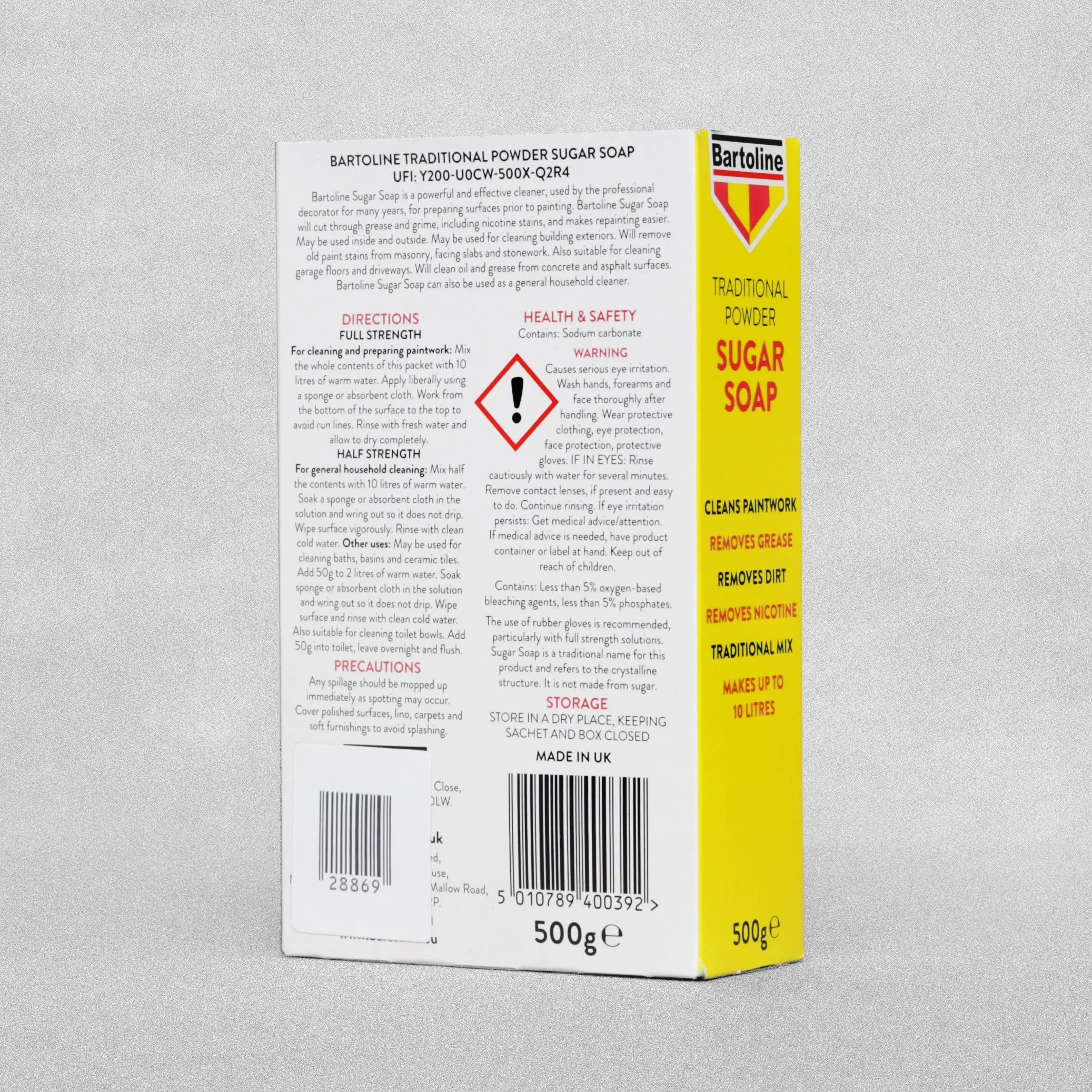 Bartoline Traditional Powder Sugar Soap - 500g