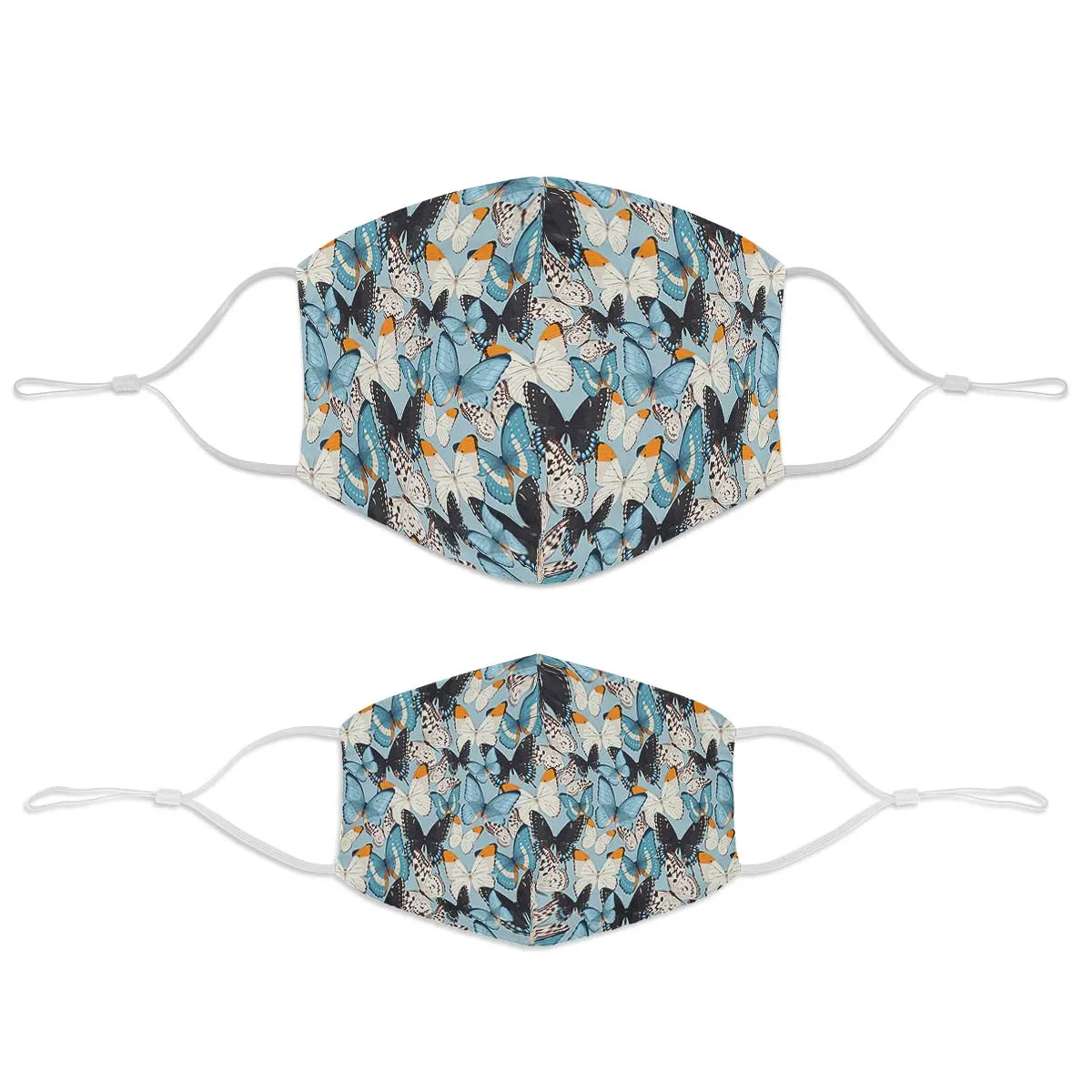 Beautiful Butterfly Pattern Face Cover