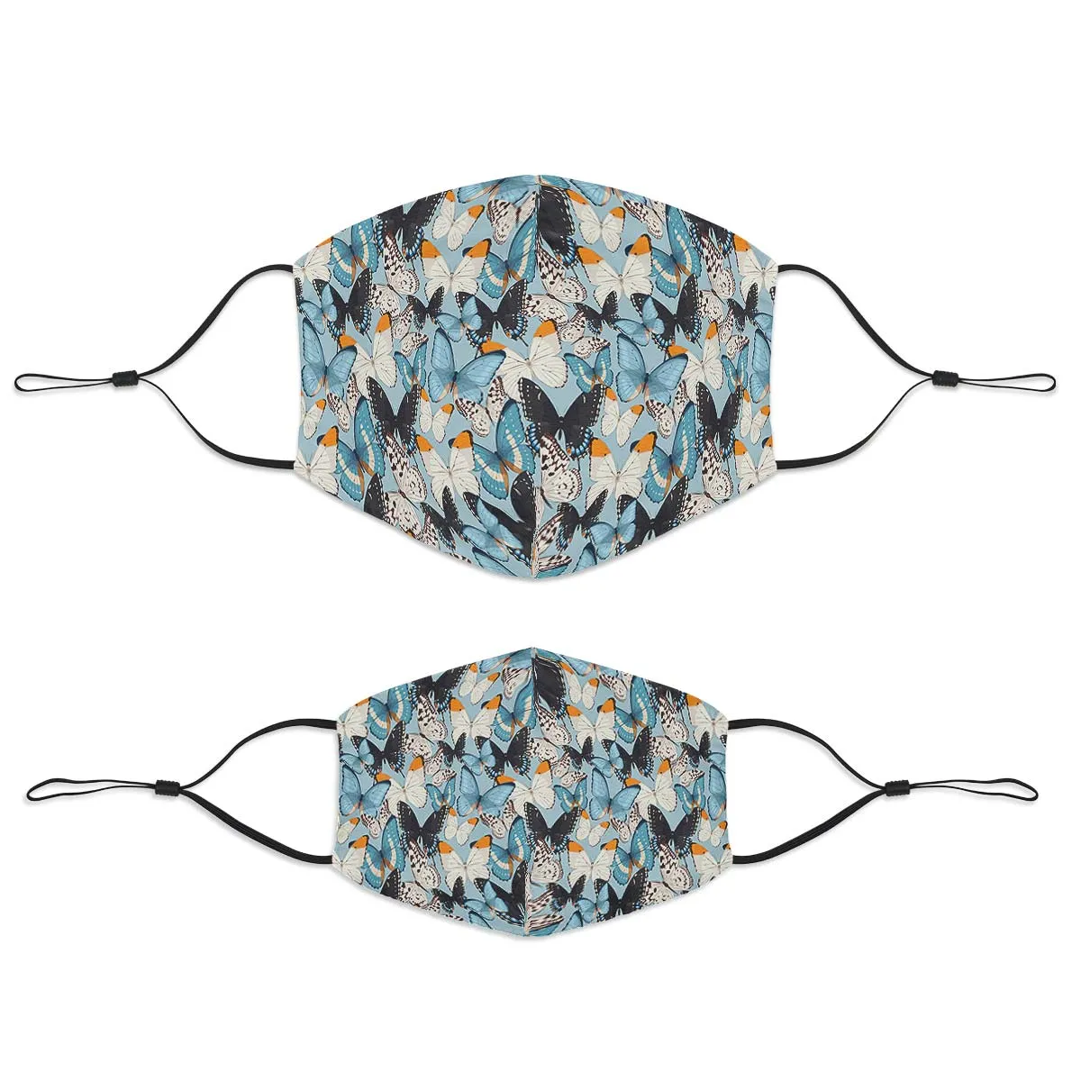 Beautiful Butterfly Pattern Face Cover