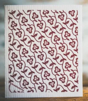 Brick Vines Swedish Dishcloth