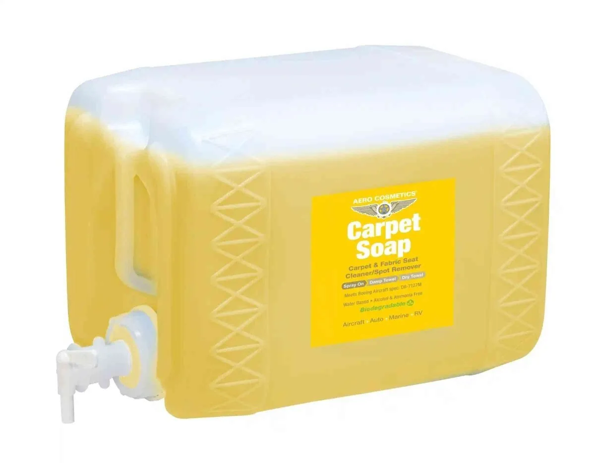 Carpet Soap 55 Gallons - Carpet & Fabric Seat Cleaner/Spot Remover