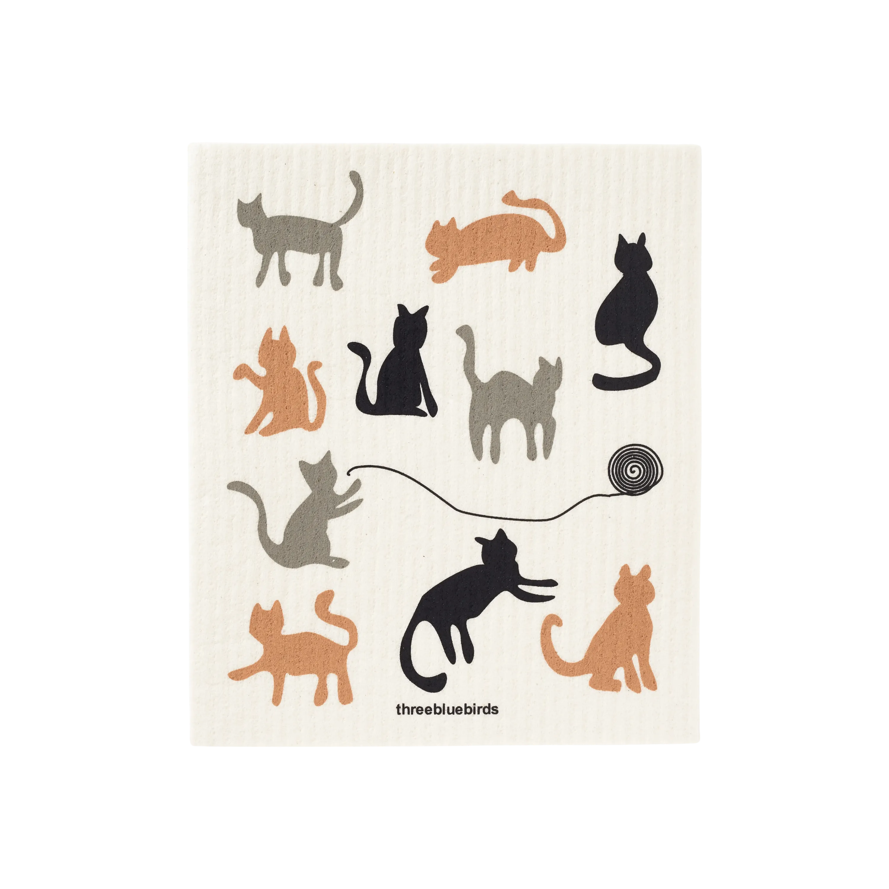 Cats Swedish Dishcloth