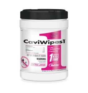 CaviWipes1 Disinfecting Towelettes, X-Large, 65 per canister