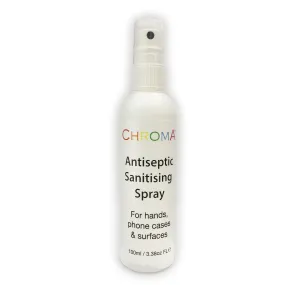 Chroma Gel Antiseptic Sanitising Spray for Hands, Phones & Other Surfaces 100ml