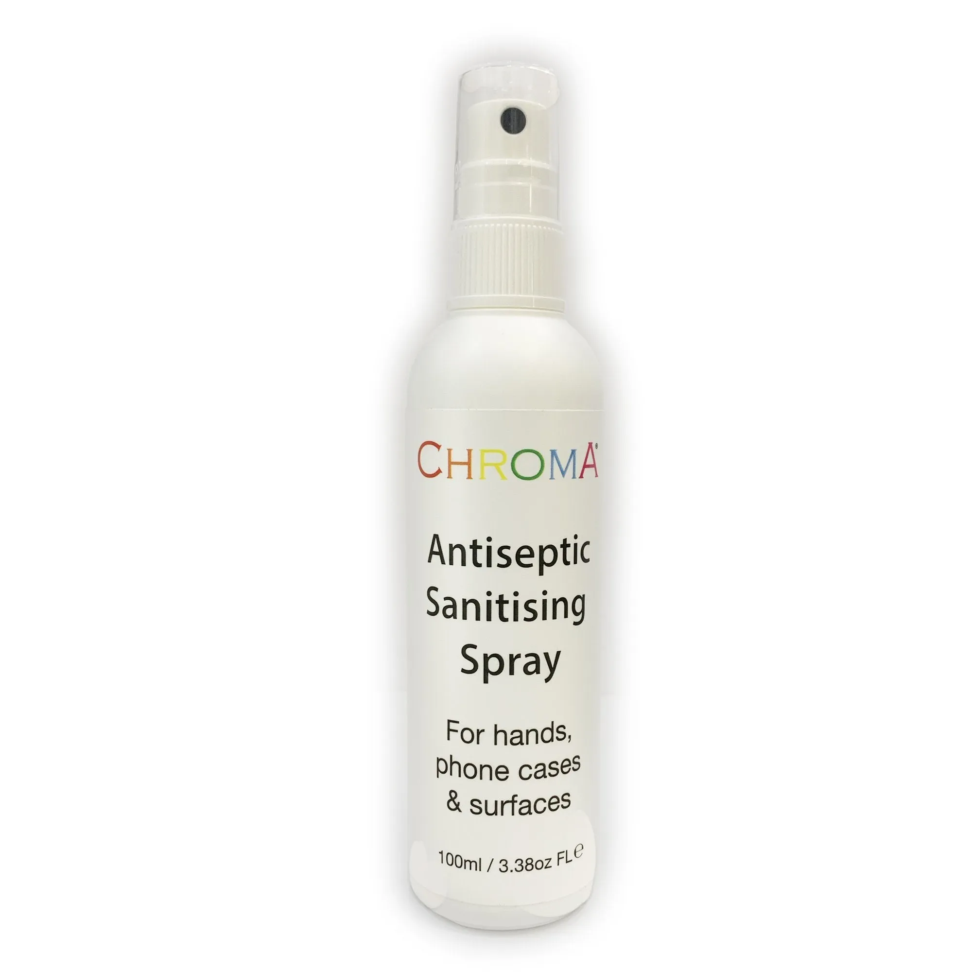 Chroma Gel Antiseptic Sanitising Spray for Hands, Phones & Other Surfaces 100ml