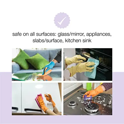 Cleevo Natural Kitchen & Multi-Surface Cleaner, 1 Litre, Bottle Pack, Lavender, 100% Eco-Friendly All Purpose Cleaner, Powder to Liquid