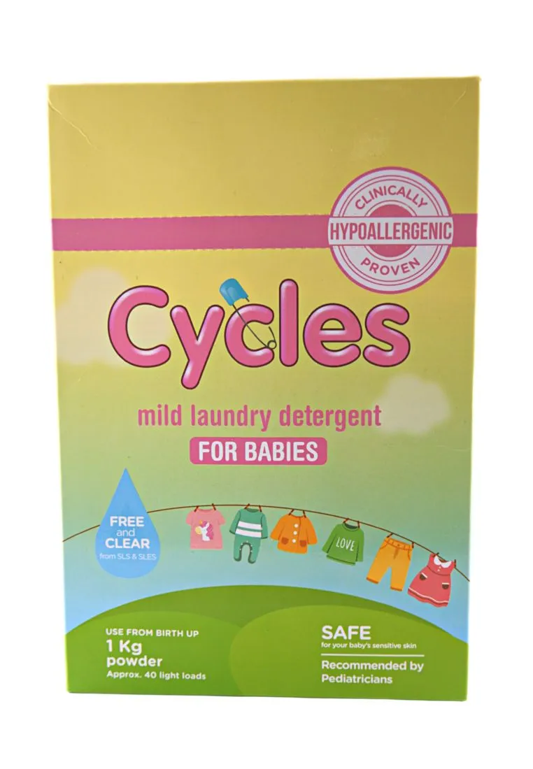 Cycles Mild Laundry Powder Detergent