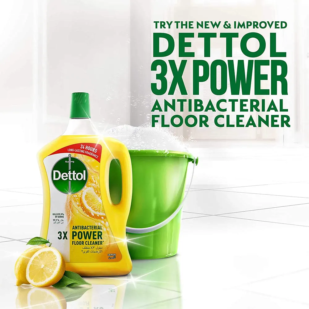 Dettol Multipurpose Floor Cleaner 3L Lemon