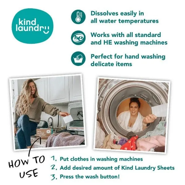 Eco-Friendly Laundry Detergent Sheets- Ocean Breeze (60 Loads)