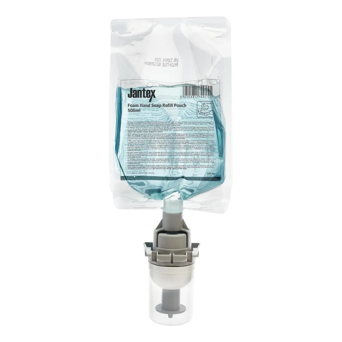 FU374 Jantex Foam Hand Soap Refill Pouch 500ml