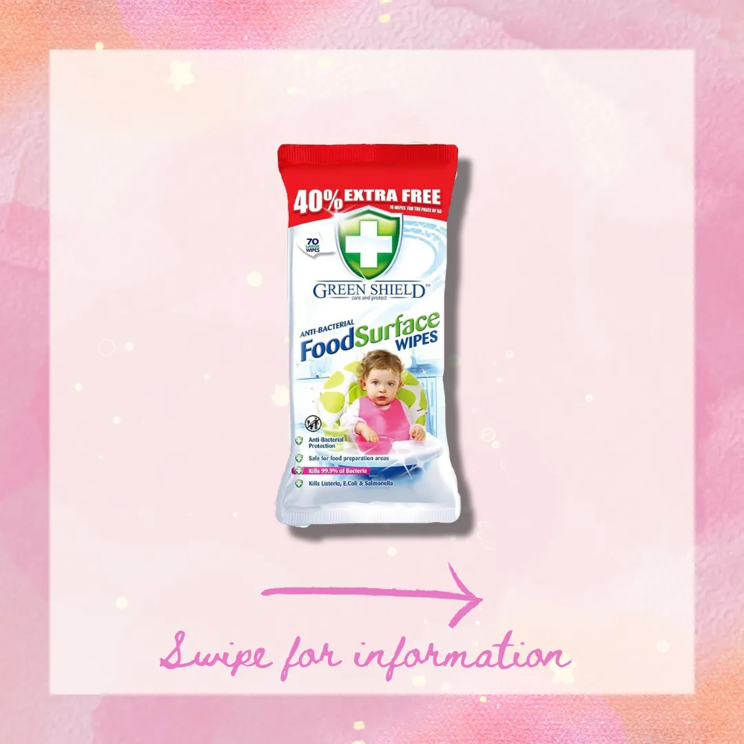 Greenshield FOOD SURFACE Wipes 70 wipes