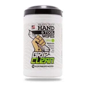 Grip Clean Hand & Tool Wipes