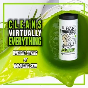 Grip Clean Hand & Tool Wipes