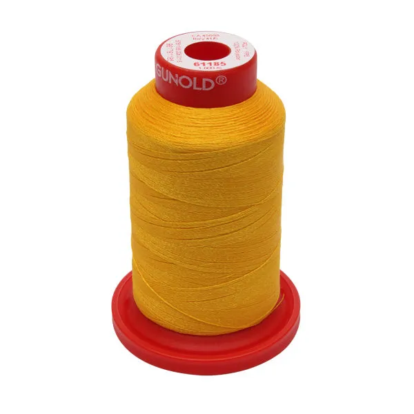 Gunold Embroidery Thread - POLY 40 FIRE - 1000m - 61185 - Golden Yellow