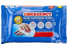 Hand Sanitising Wipes 20pk