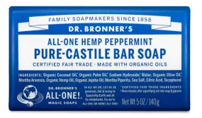 Hemp Peppermint Pure-Castille Bar Soap