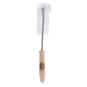 Jar Brush with Easy Grip Natural Wood Handle - Bristles hold shape