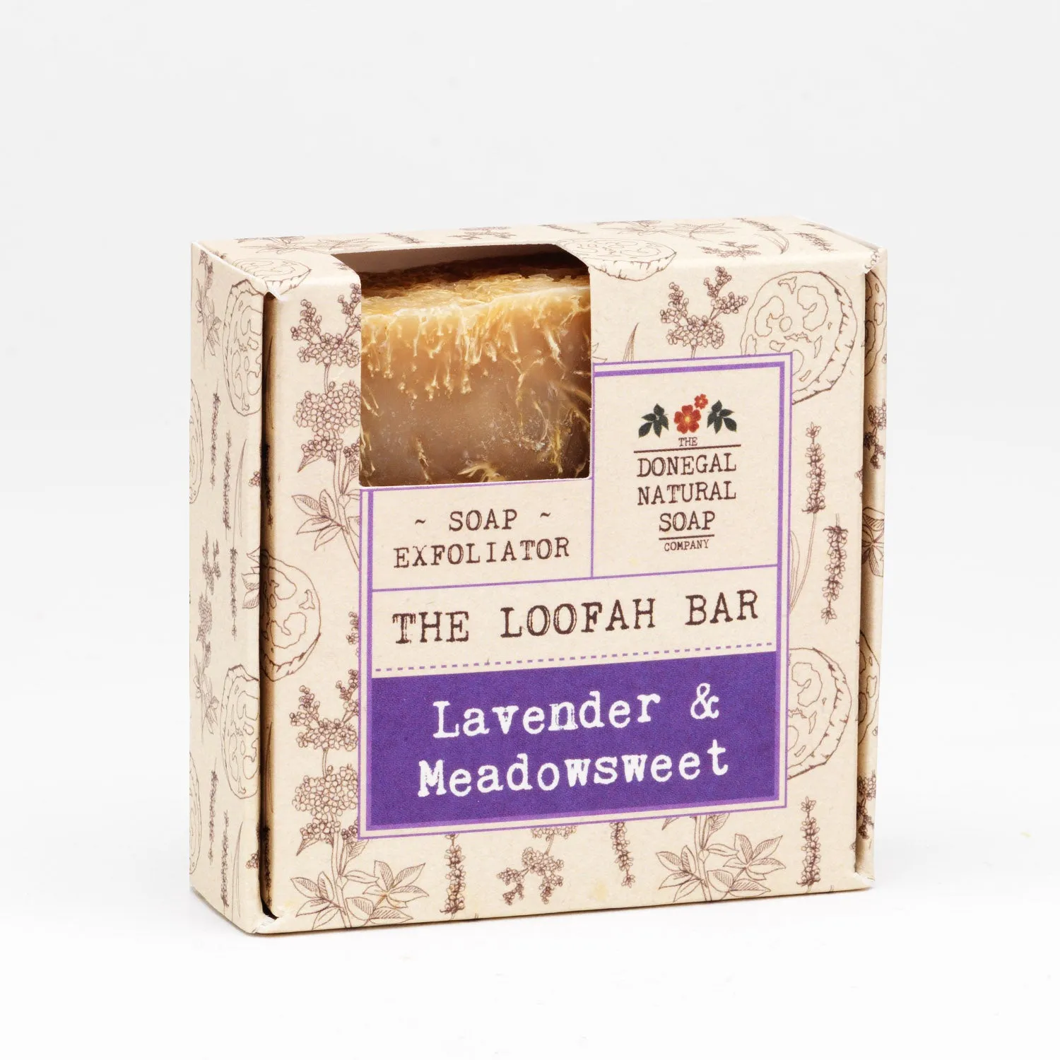 Lavender & Meadowsweet Loofah Natural Soap