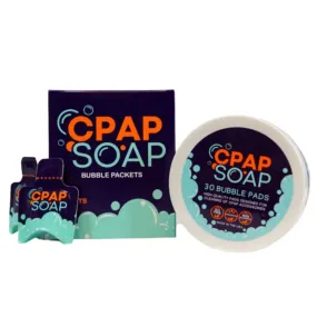 Liviliti CPAP Cleaner Soap Bubble Pads   Packets