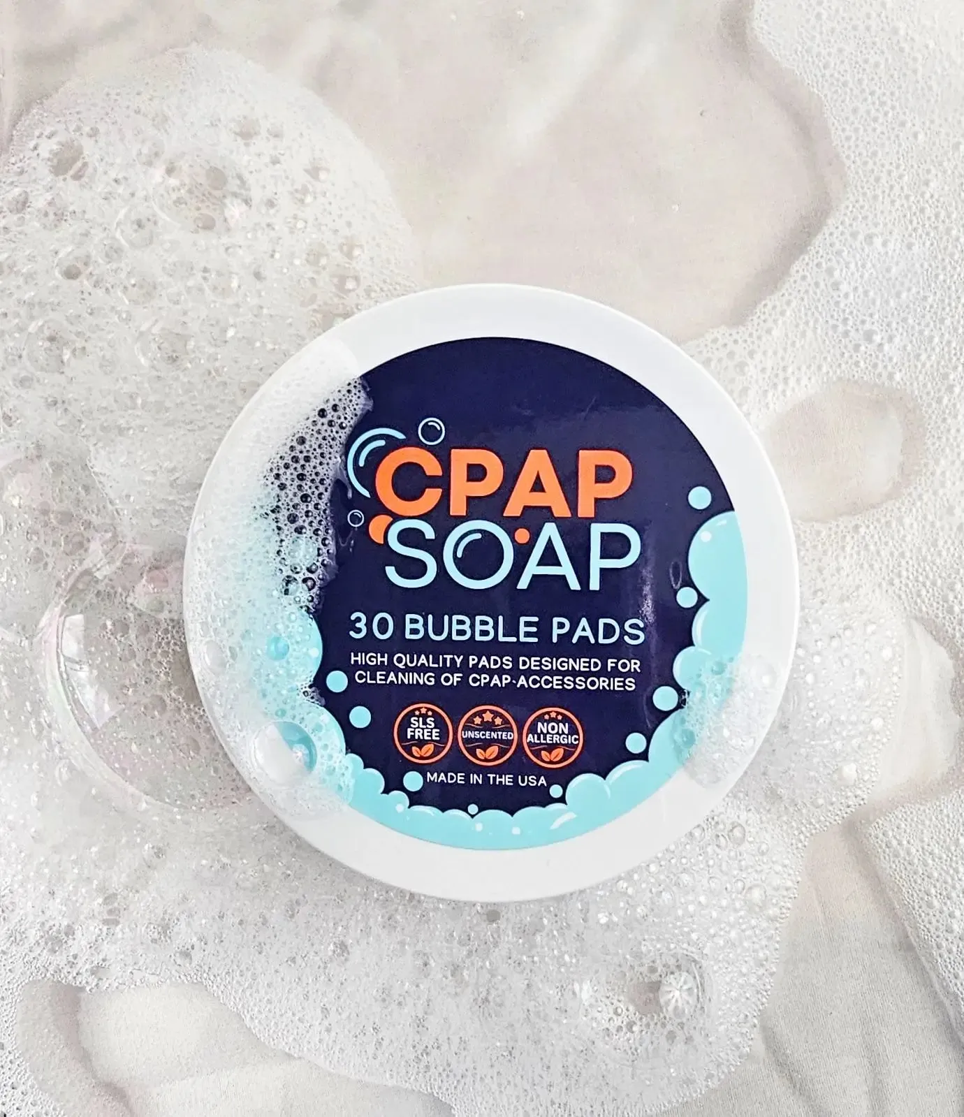 Liviliti CPAP Cleaner Soap Bubble Pads   Packets