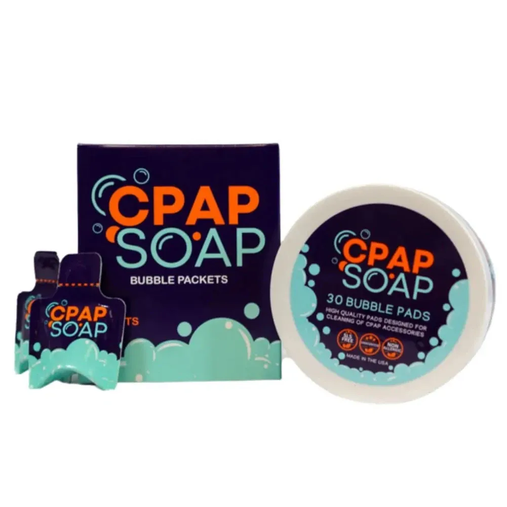 Liviliti CPAP Cleaner Soap Bubble Pads   Packets