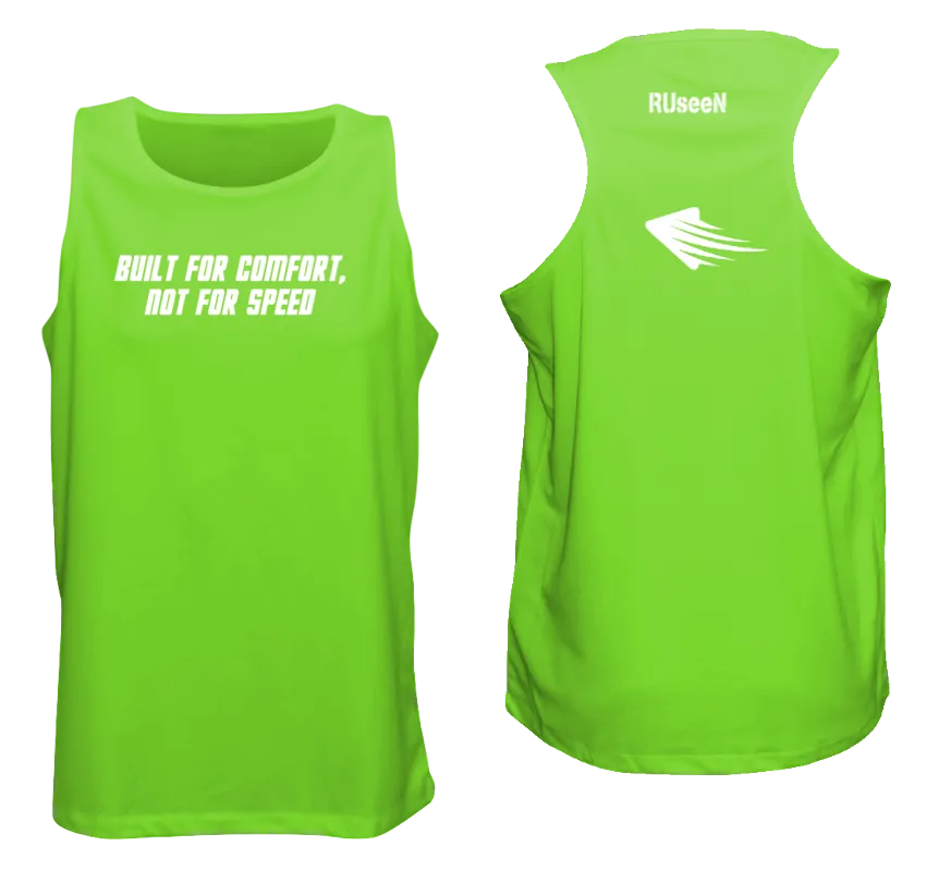Men's Reflective Tank - Comfort Not Speed