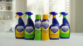 Microban 24Hour Multi-Purpose Cleaner Sanitizing Spray bottle 32fl oz