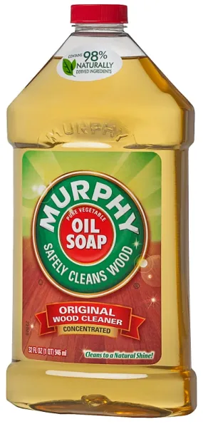 MURPHY OIL SOAP 1163 Oil Soap, 32 oz Bottle, Liquid, Citrus, Amber :EA: QUANTITY: 1