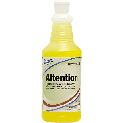 Nyco Products "Attention" Clinging Oven & Grill Cleaner - 12/Case