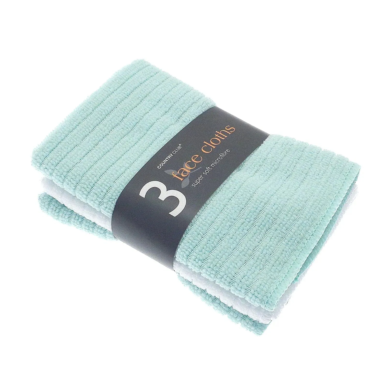 Pack Of 3 Super Soft Microfibre Face Cloths Wash Flannels 30cm