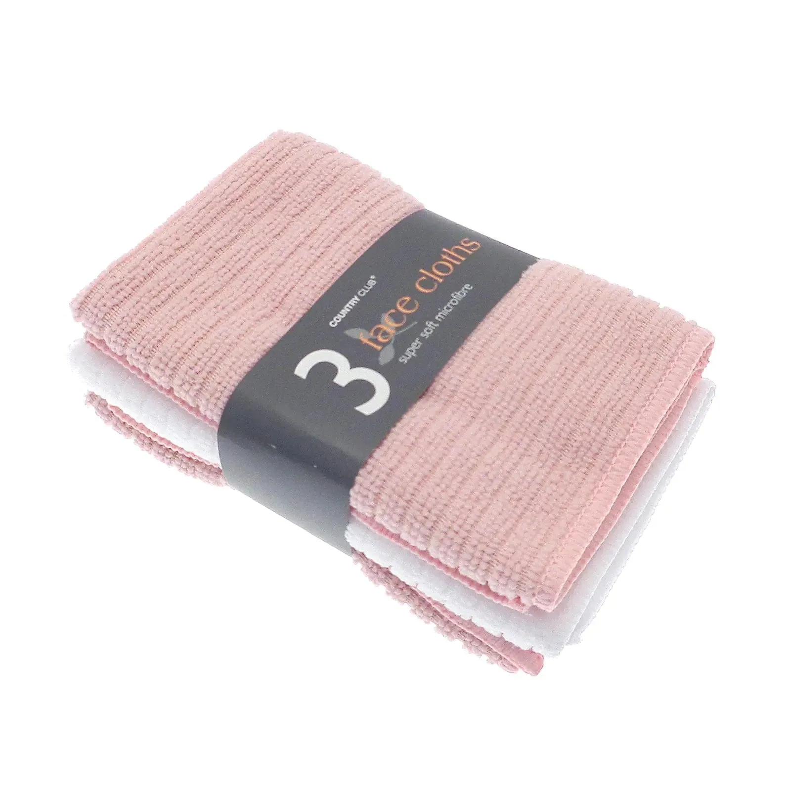 Pack Of 3 Super Soft Microfibre Face Cloths Wash Flannels 30cm