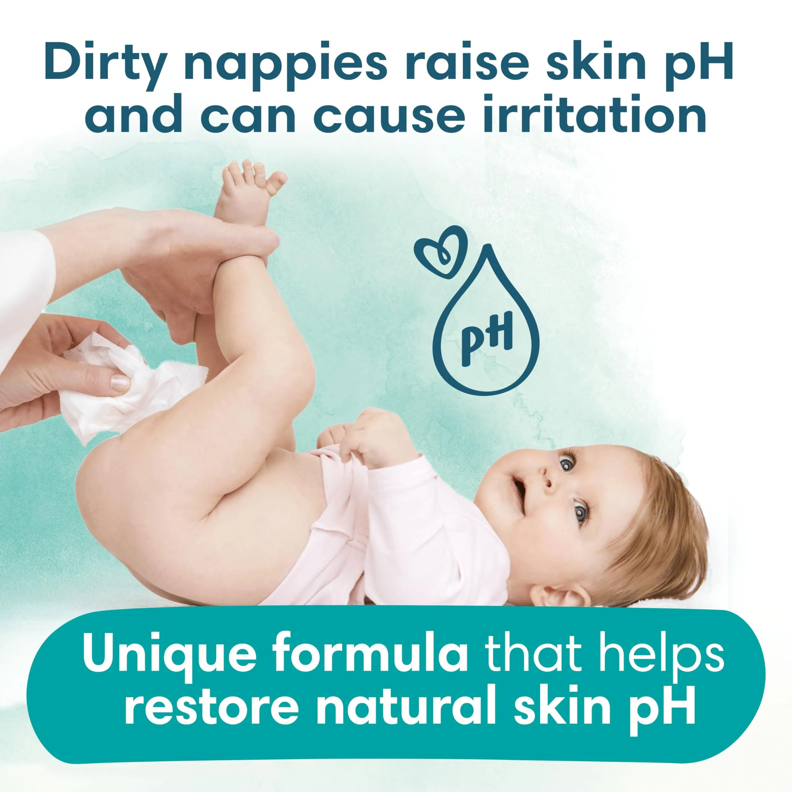 Pampers Baby Wipes Multipack, Harmonie Aqua, 864 Wet Wipes, Pure Skin Protection for Delicate Skin with 99% Water, Plastic Free