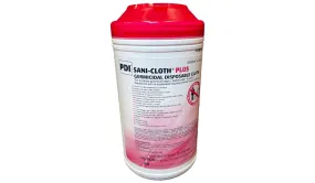 PDI Sani-Cloth Plus Germicidal Disposable Wipes X-Large, 65 wipes per canister