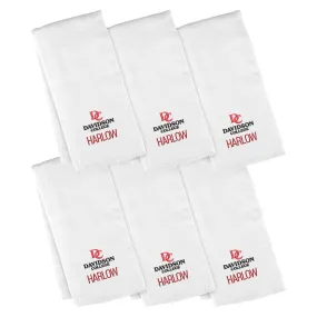 Personalized Davidson Wildcats Primary Lockup 6-Pack Burp Cloths