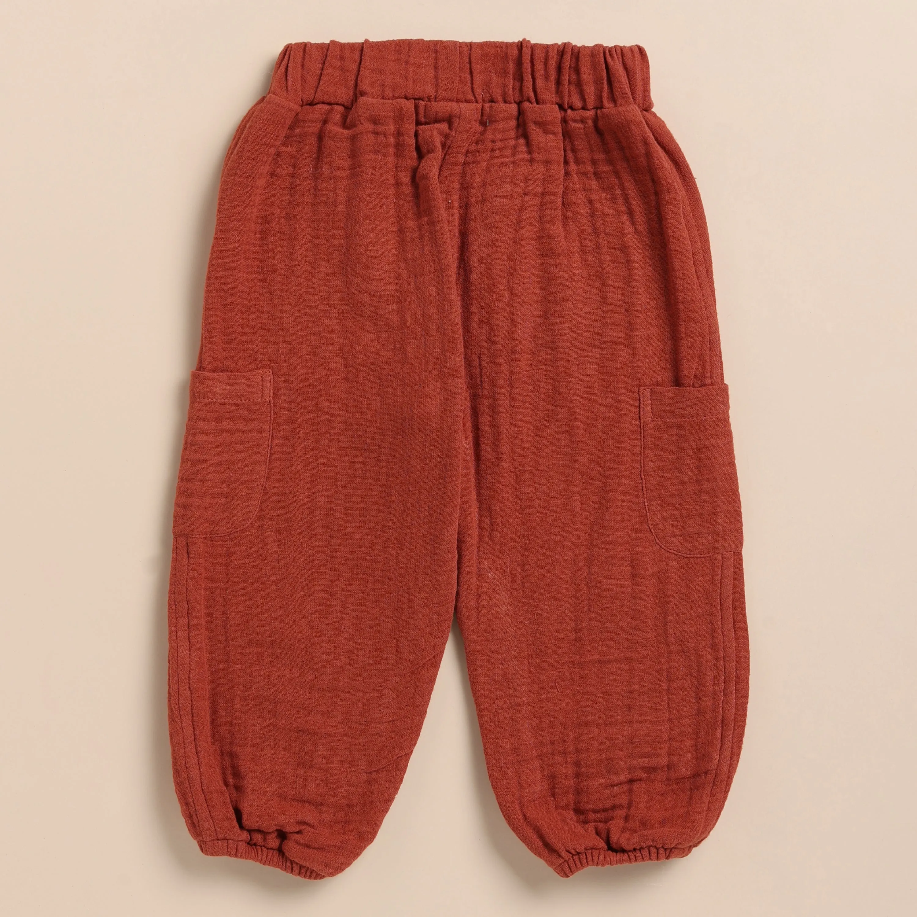 Picante Organic Muslin Long Sleeve Henley Tshirt With Lounge Pant Set