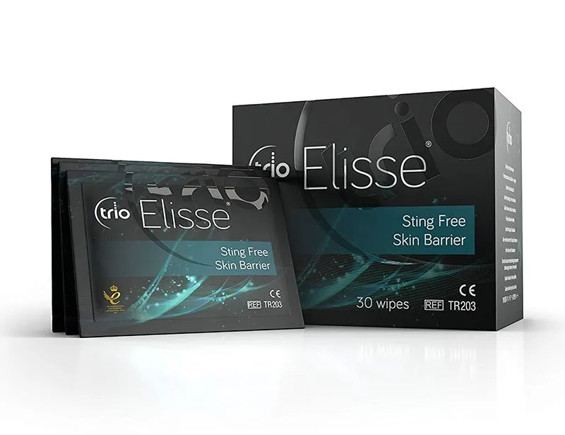 PPS Trio Elisse® Sting Free Skin Barrier Wipe