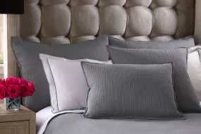 Retro Pewter Cotton Bedding by Lili Alessandra