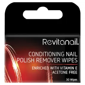 Revitanail Conditioning Remover Wipes 30 Wipes