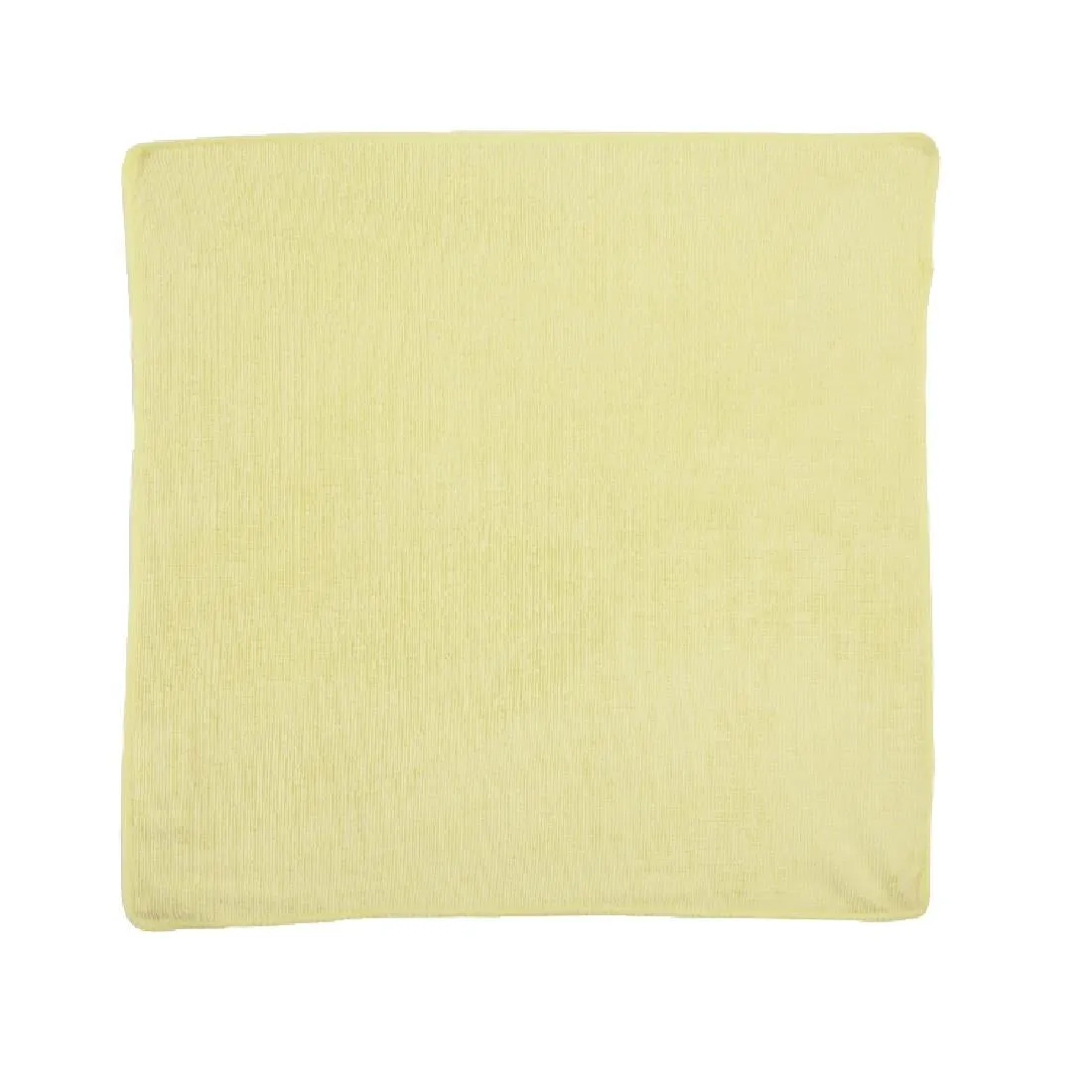 Rubbermaid Economy Microfibre Cloth Yellow 400x400mm (Pack of 24) - HZ153
