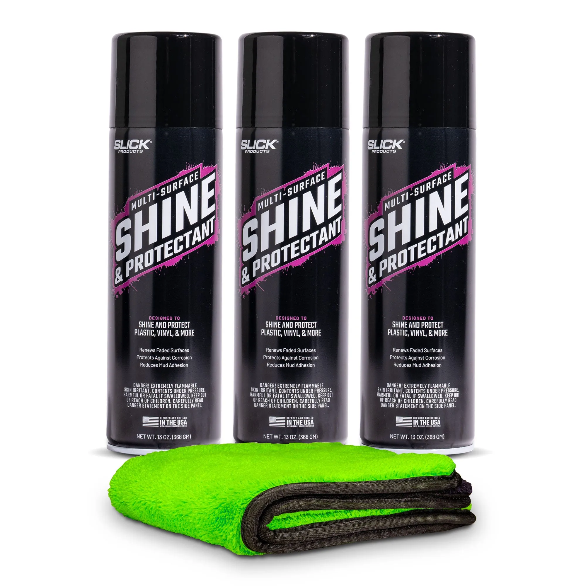 Shine Bundle - 3x Shine & Protectant   Towel