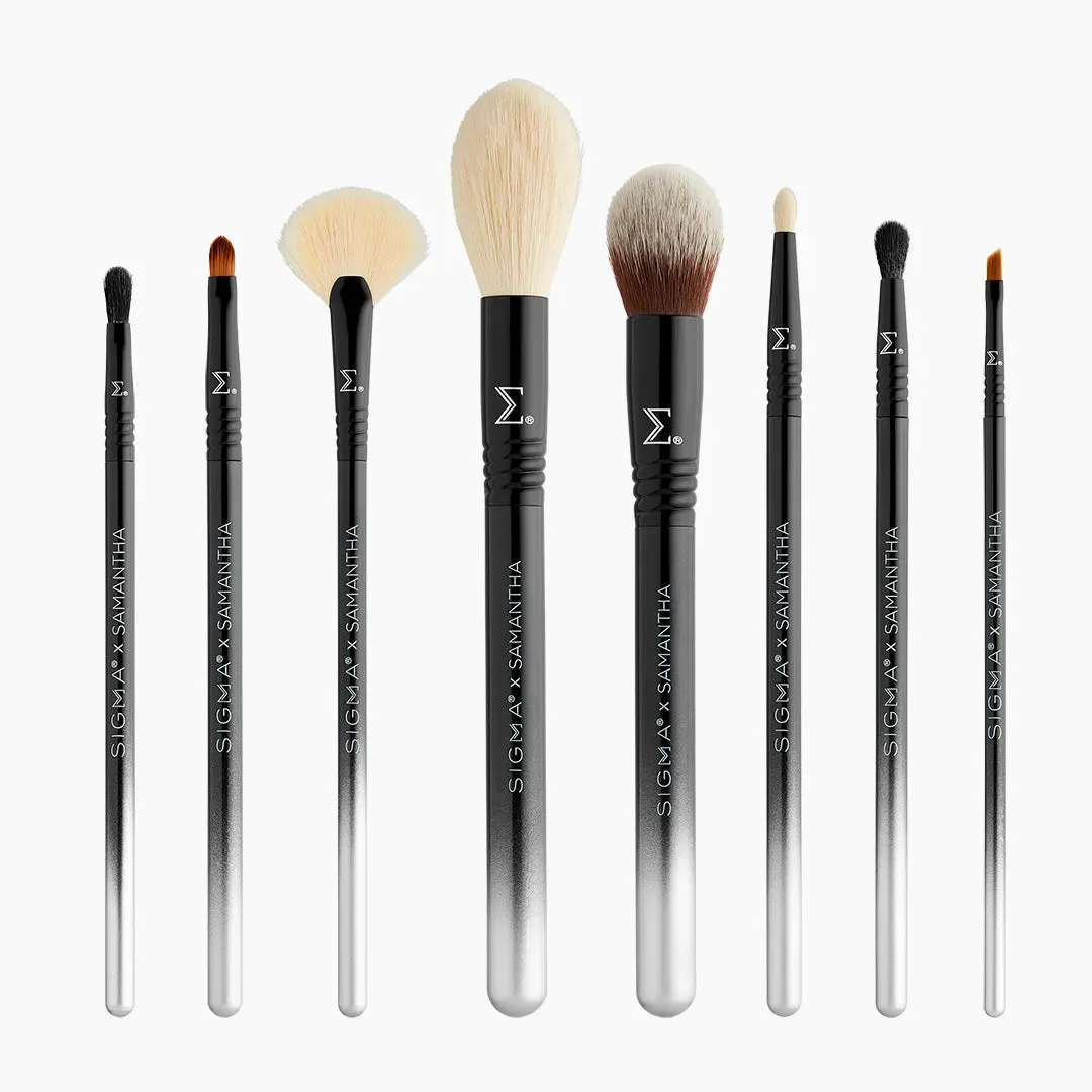 Sigma Beauty X Samantha Ravndahl Brush Set 8 piece set